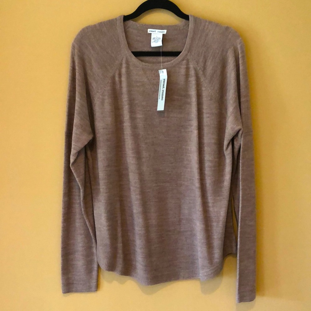 NWT Nordstrom Beige Long Sleeve Sweater